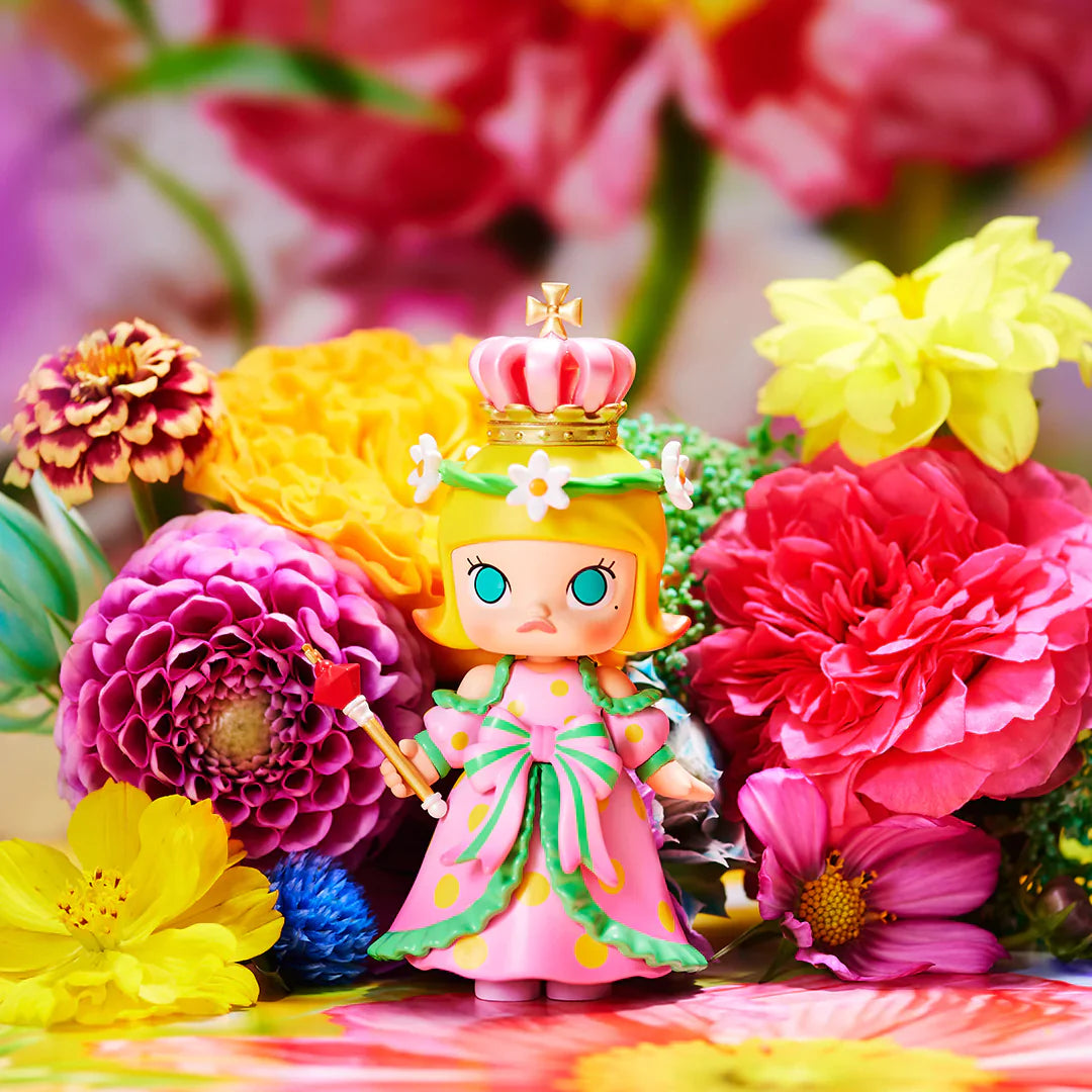 POP MART Molly x Mika Ninagawa Flower Dreaming Series Blind Box Collectible Figure - Cute Anime Character for Home Decor, Office Display & Gift Giving