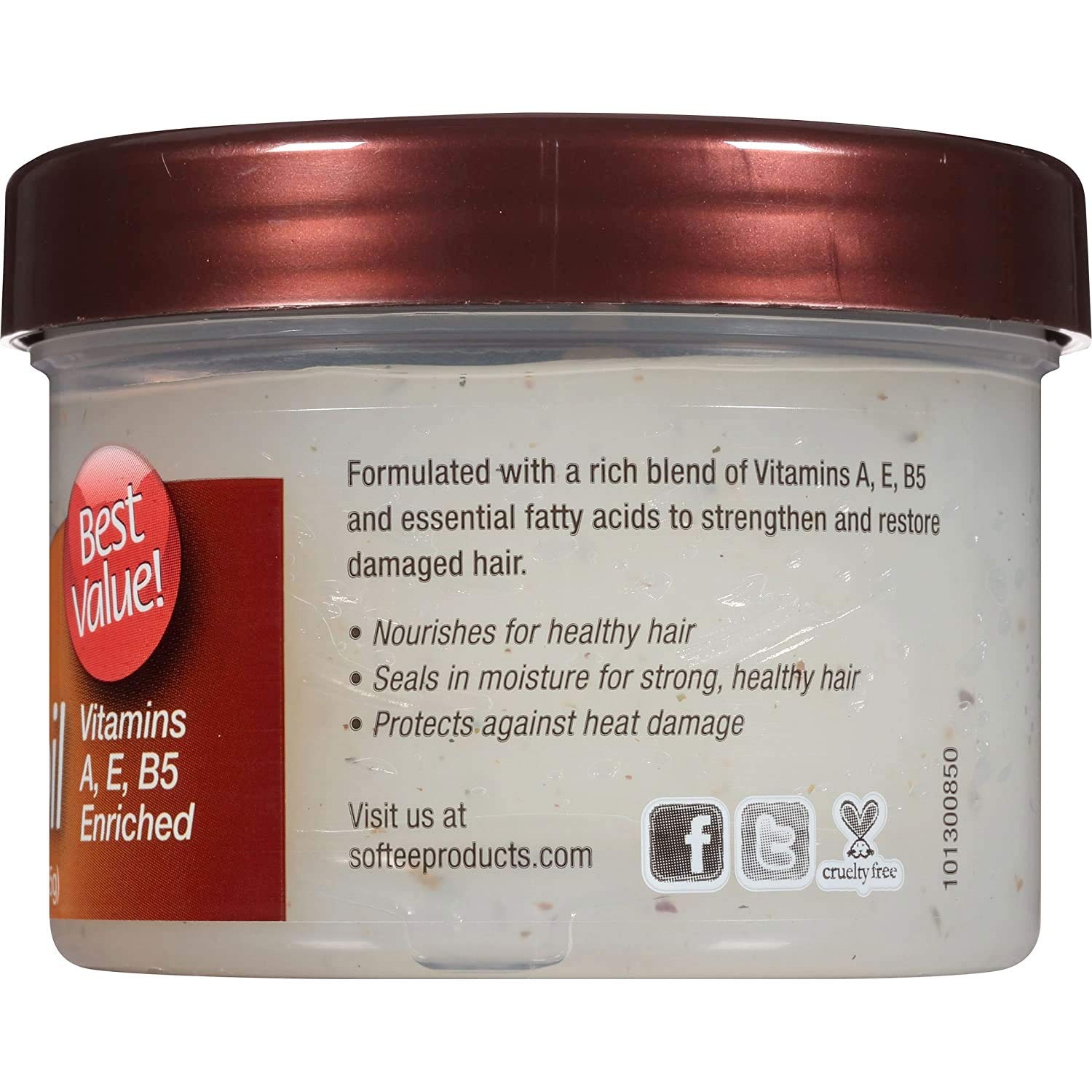 Softee Argan Oil Hair & Scalp Conditioner - 3 Oz Deep Moisturizing Treatment for Dry, Damaged Hair - Perfect for Daily Use & Salon-Quality Results at Home