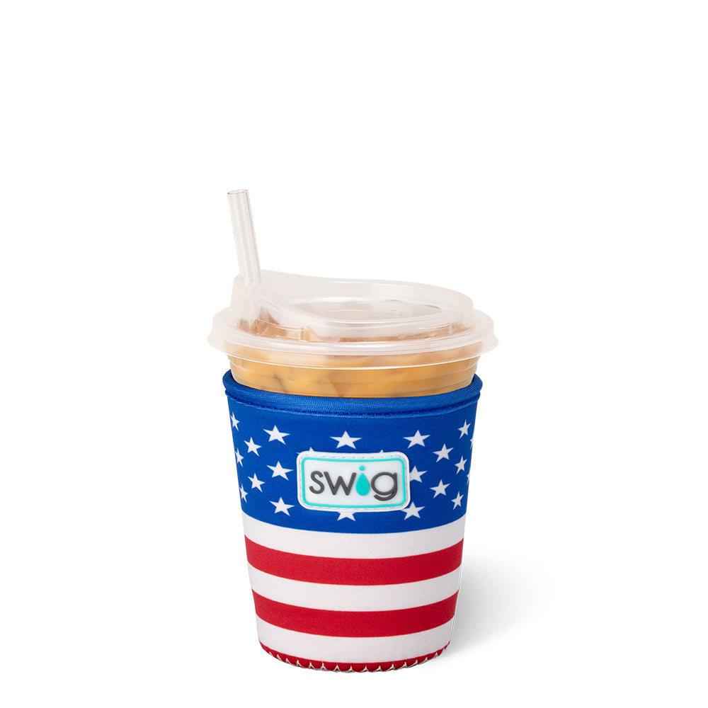 All American Small Iced Cup Coolie - Insulated Beverage Sleeve for Coffee, Soda & Cold Drinks - Perfect for Picnics, BBQs & Outdoor Activities
