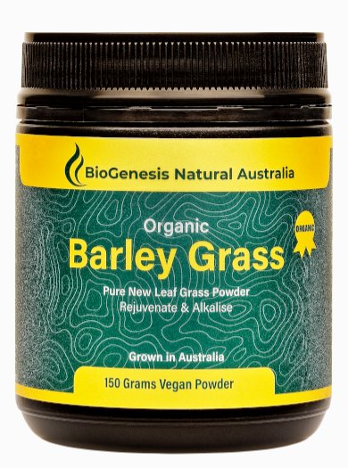 Organic Barley Grass Powder - 100% Pure, Non-GMO, Rich in Nutrients & Antioxidants - Perfect for Smoothies, Juices & Detox Drinks