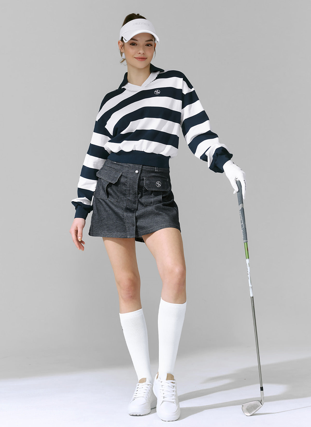 Elegant Ruffle Stripe V-Neck Long Sleeve Blouse for Women | Flowy Casual & Office Wear | Perfect for Work, Dates & Special Occasions