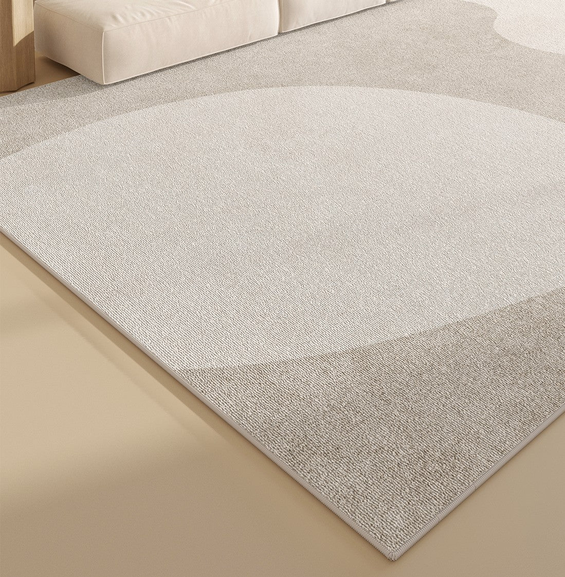 Modern Rectangular Area Rugs for Living Room, Bedroom, Office & Dining Room - Non-Slip Contemporary Floor Carpets Under Sofa - Home Decor & Workspace Accent Rugs