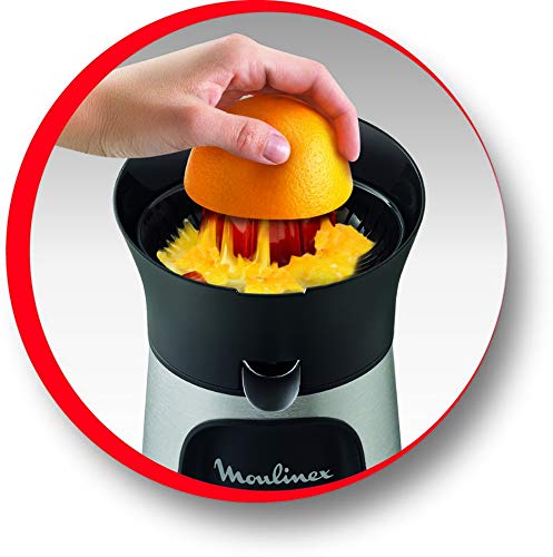 Moulinex PC603D27 Vita Press Direct Serve Citrus Juicer - 100W Electric Orange & Lemon Squeezer for Fresh Juice - Perfect for Breakfast, Bars & Healthy Lifestyles