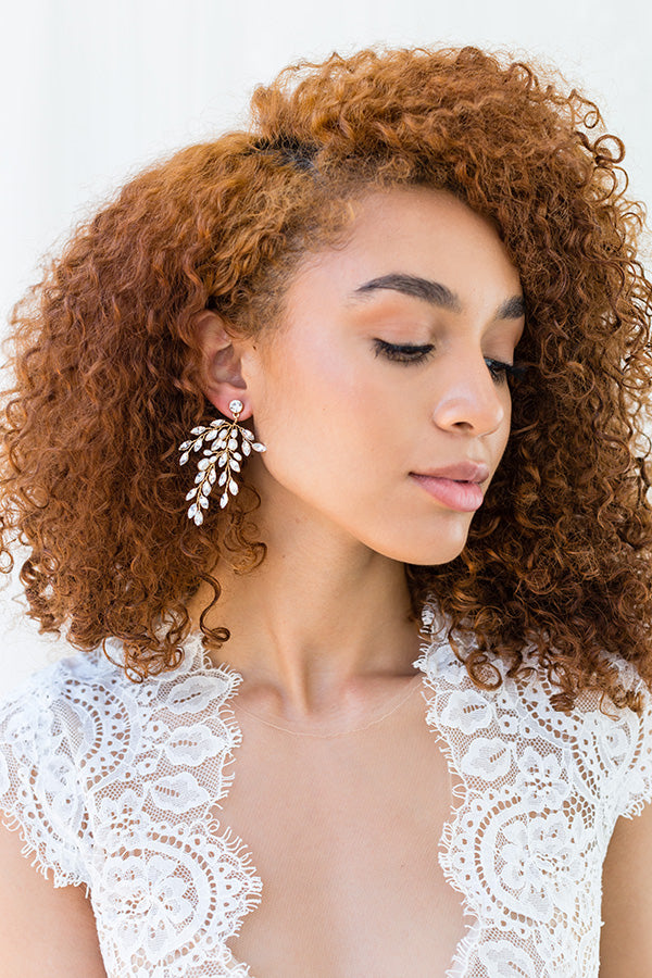 Raelyn Elegant Gold Hoop Earrings for Women - Trendy & Lightweight Dangle Earrings for Everyday Wear, Parties & Gifts