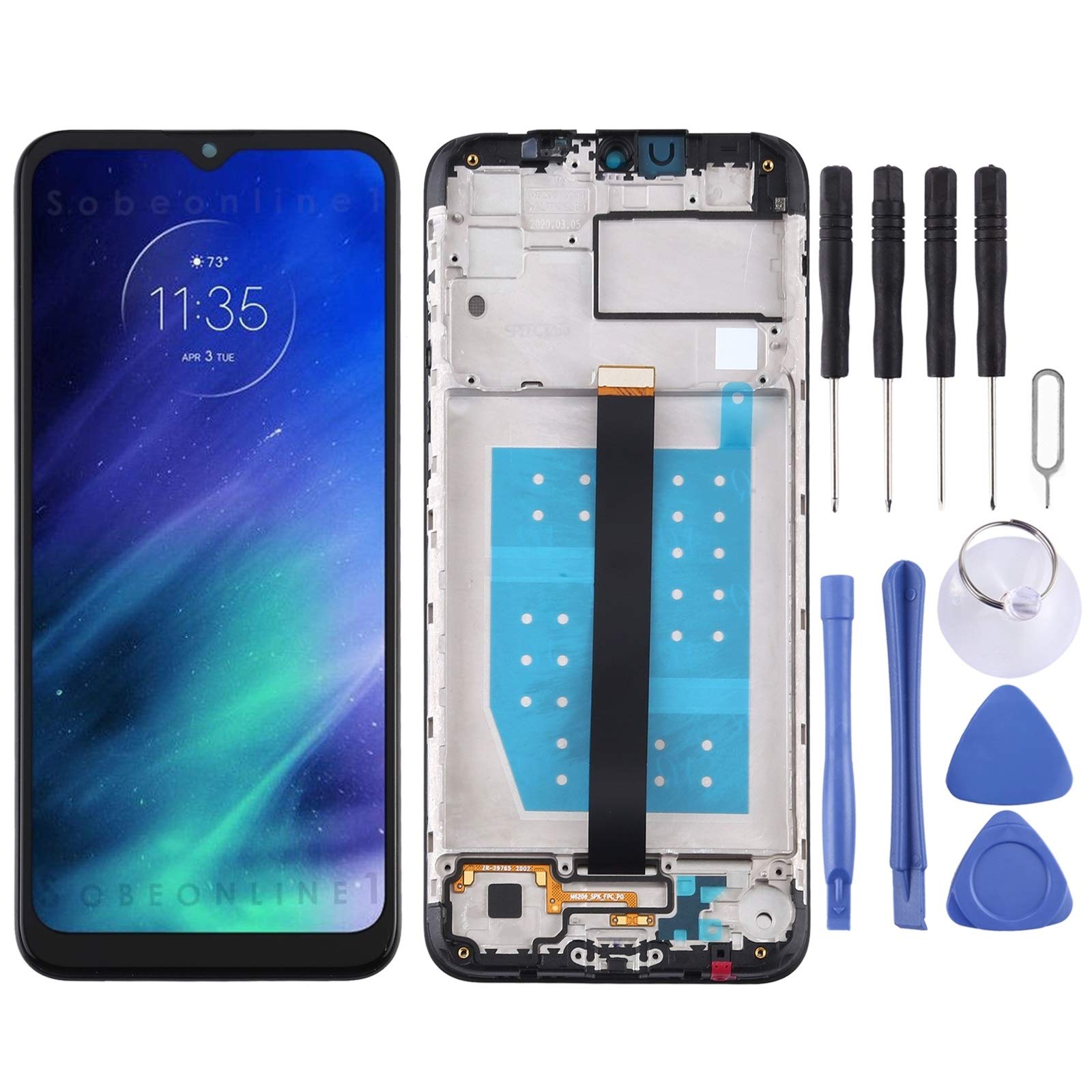 Motorola One Fusion LCD Screen & Digitizer Assembly - Easy DIY Repair