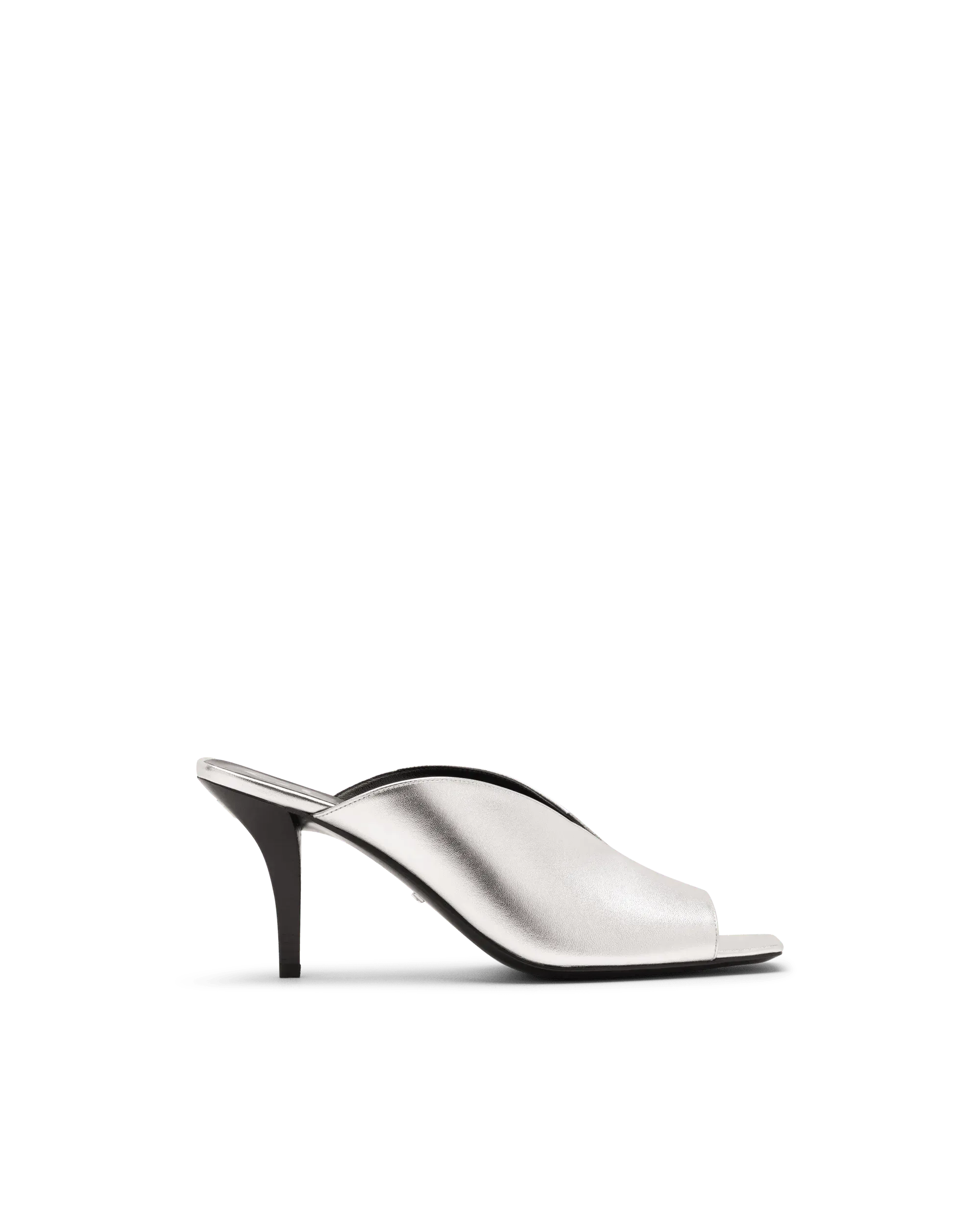 Cut Out Leather Mules - Comfortable Slip-On Women's Shoes for Casual Wear & Summer Outfits