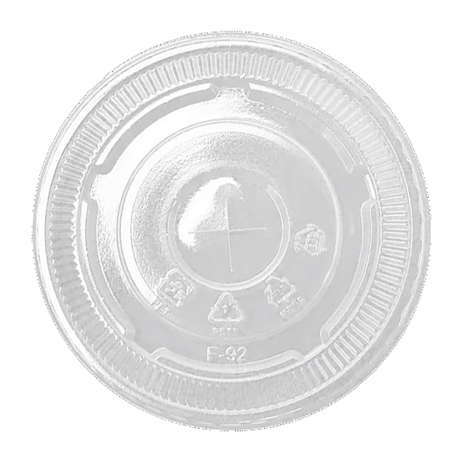 12 oz & 24 oz Flat Lids (50 Count) - Perfect for Coffee Cups, Smoothies, and Takeout Containers | Disposable Drink Lids Bulk Pack