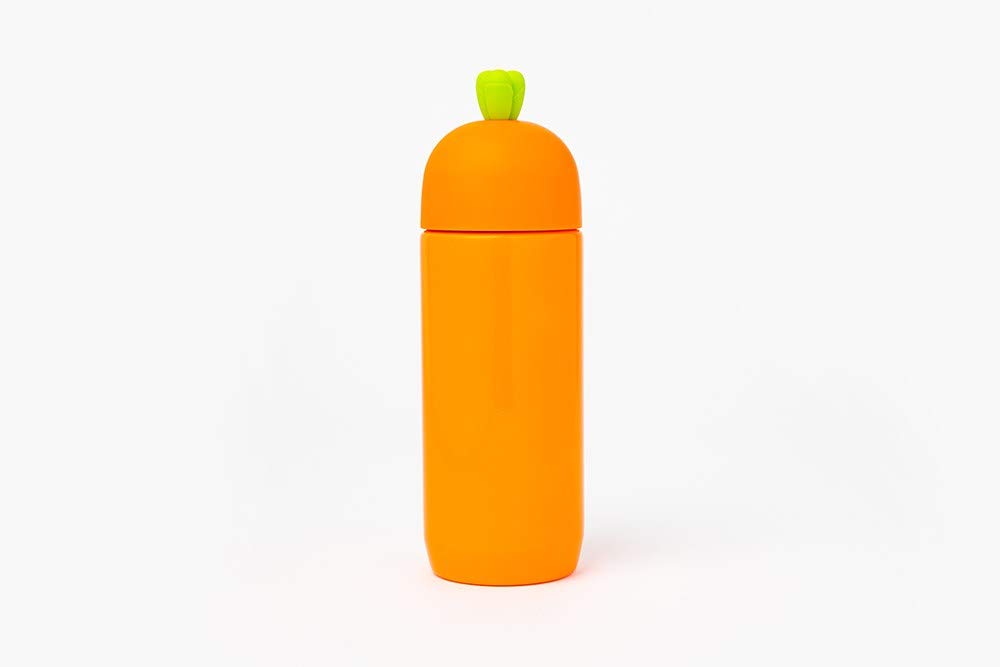 Artbox Qute 10oz Stainless Steel Vacuum Insulated Tumbler with Lid - Cute Carrot Design for Hot & Cold Drinks - Perfect for Office, Travel, and Outdoor Activities