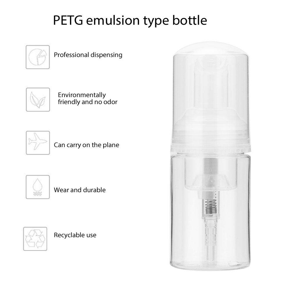 Refillable 30ml Mini Foaming Soap Dispenser Pump Bottle - Travel Size Foam Container for Hand Soap, Shampoo & Lotion | Perfect for Home, Office & Travel Use