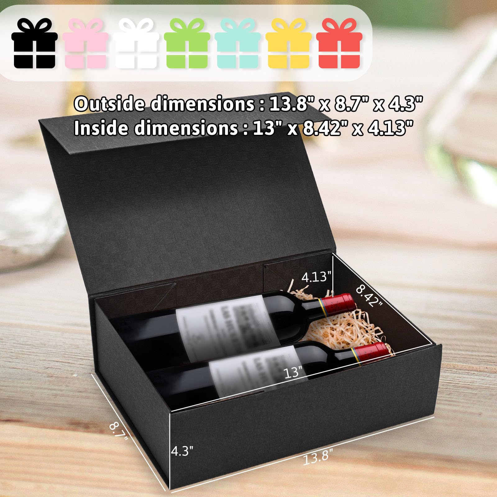 Luxury Magnetic Gift Box 14x8.7