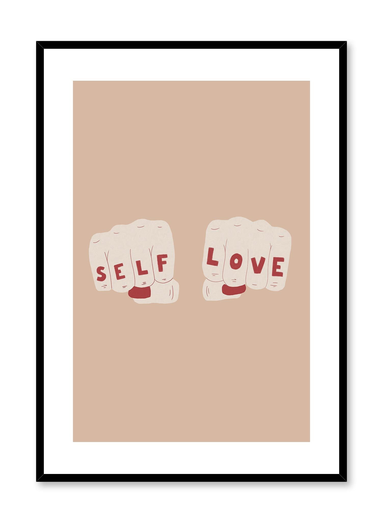 Self Love Club Motivational Poster - Inspirational Wall Art for Home, Office & Classroom Decor - Positive Affirmations & Encouragement