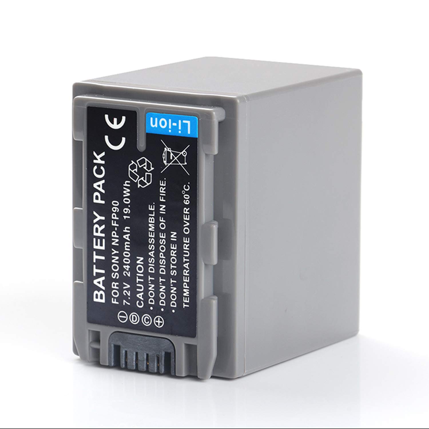 Rechargeable Li-ion Battery for Sony NP-FP90 P Series - High Capacity Replacement Battery Pack for Sony Cameras & Camcorders - Perfect for Travel, Vlogging & Professional Photography