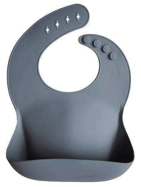 Mushie Silicone Baby Bib - Soft, Durable & Easy Clean Feeding Bib for Infants & Toddlers - Perfect for Mealtime, Snacks & Messy Play