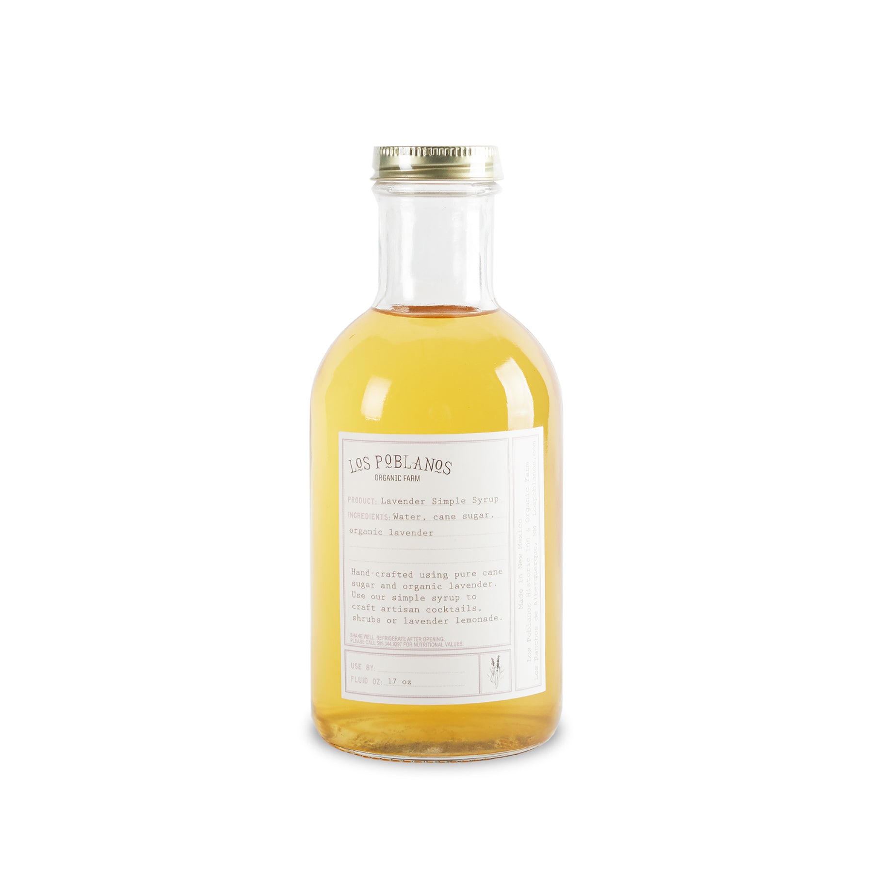 Organic Lavender Simple Syrup for Cocktails & Baking - Floral Flavor Enhancer for Drinks, Desserts & Tea | Vegan, Gluten-Free, Non-GMO | Perfect for Mocktails, Lemonade & Iced Tea