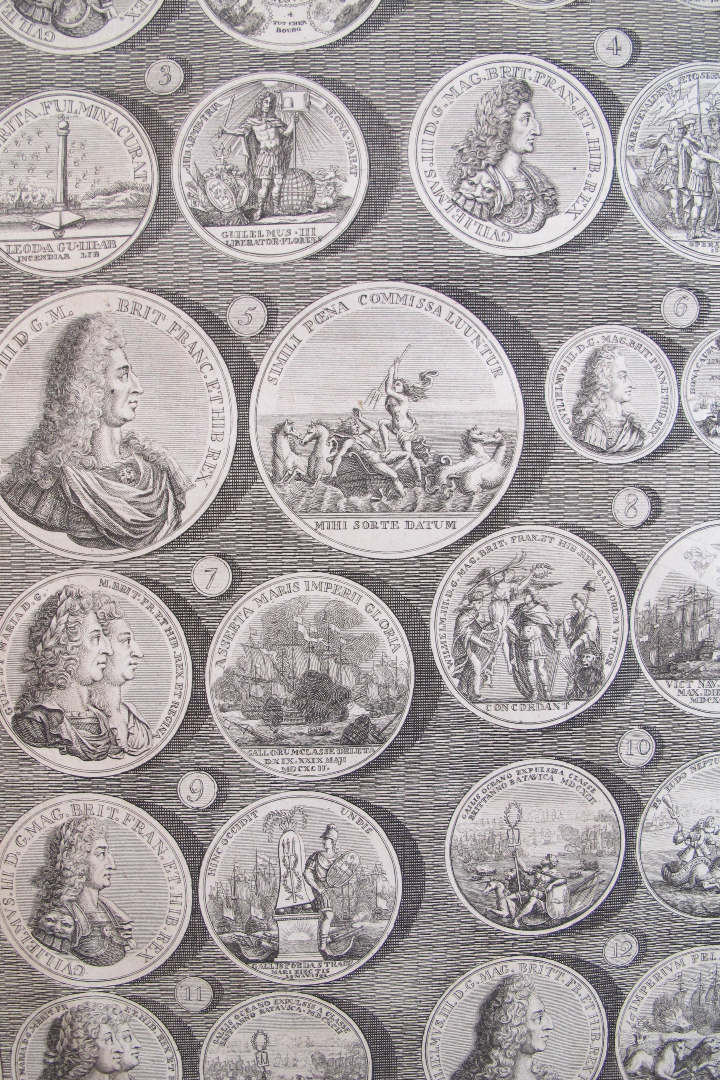 1745 British Regal Medals Set - King William III & Queen Mary - 2-Piece Collectible Coins for History Enthusiasts & Coin Collectors - Perfect for Displays, Gifts & Historical Collections