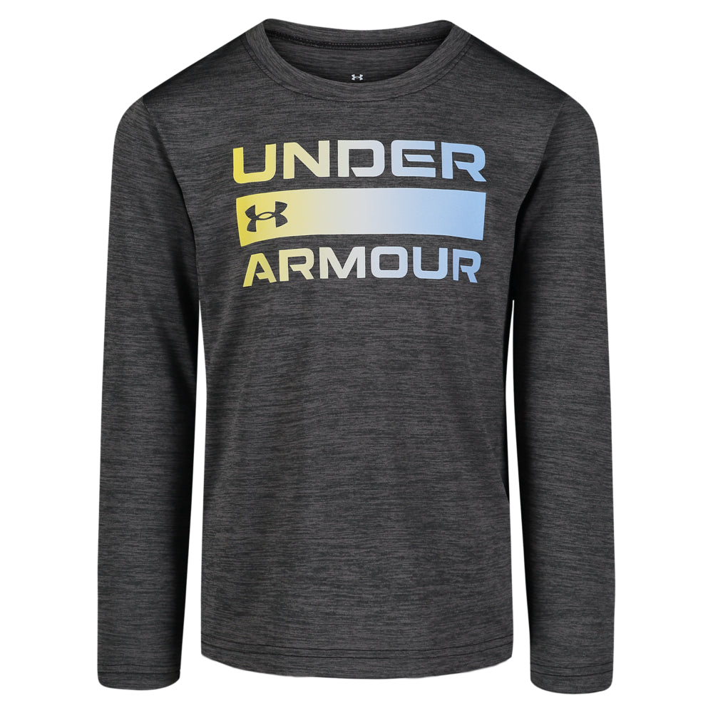 Under Armour Boys' Toddler Tech Twist Core Long Sleeve Shirt - Moisture-Wicking & Breathable for Active Play & Sports