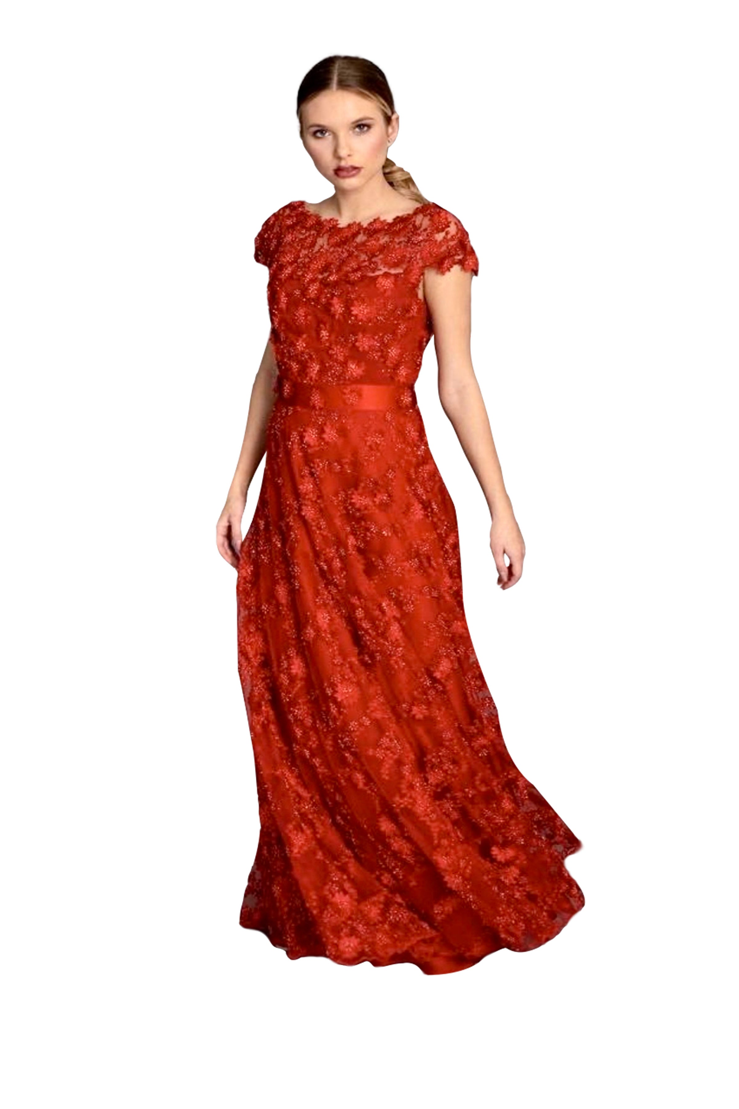 Elegant French Lace Gown for Women - Romantic Evening Dresses & Special Occasion Wear | Perfect for Weddings, Parties, and Date Nights