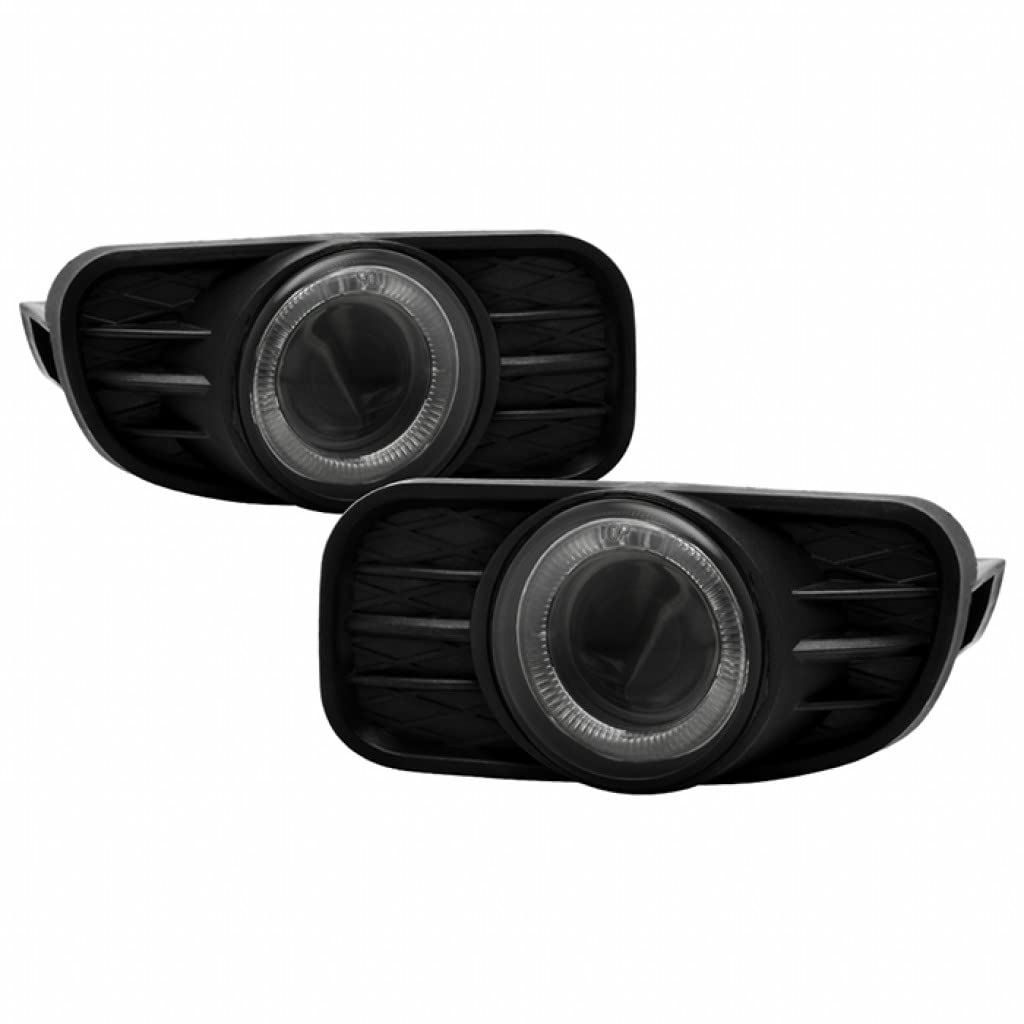 1999-2004 Jeep Grand Cherokee Spyder Halo Projector Fog Lights - Smoke Lens with Switch (Part# 5021502) | Upgrade Lighting for Off-Road & Night Driving