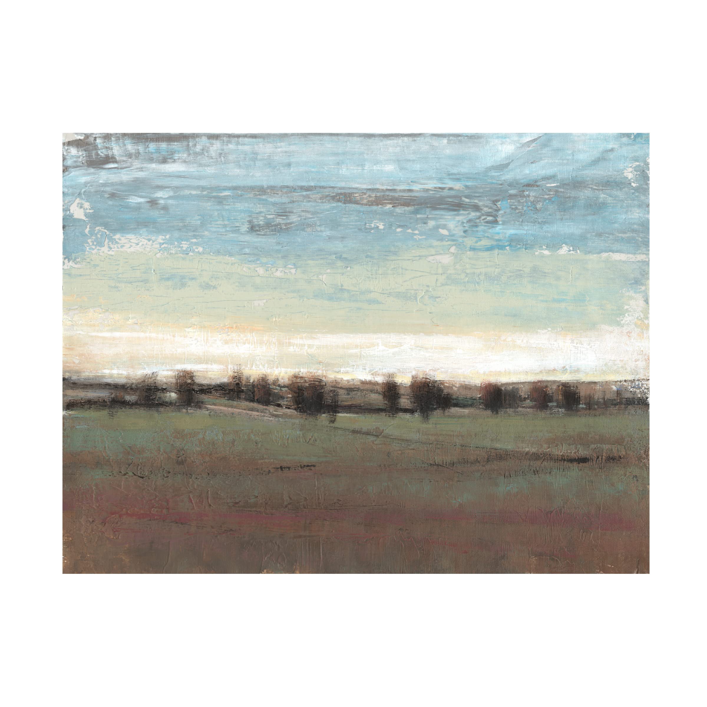 Trademark Fine Art 'Trees in the Distance II' Canvas Wall Art Print by Tim OToole - Perfect for Living Room, Bedroom & Office Decor