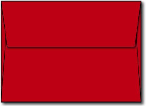 Red A7 Envelopes (5 1/4