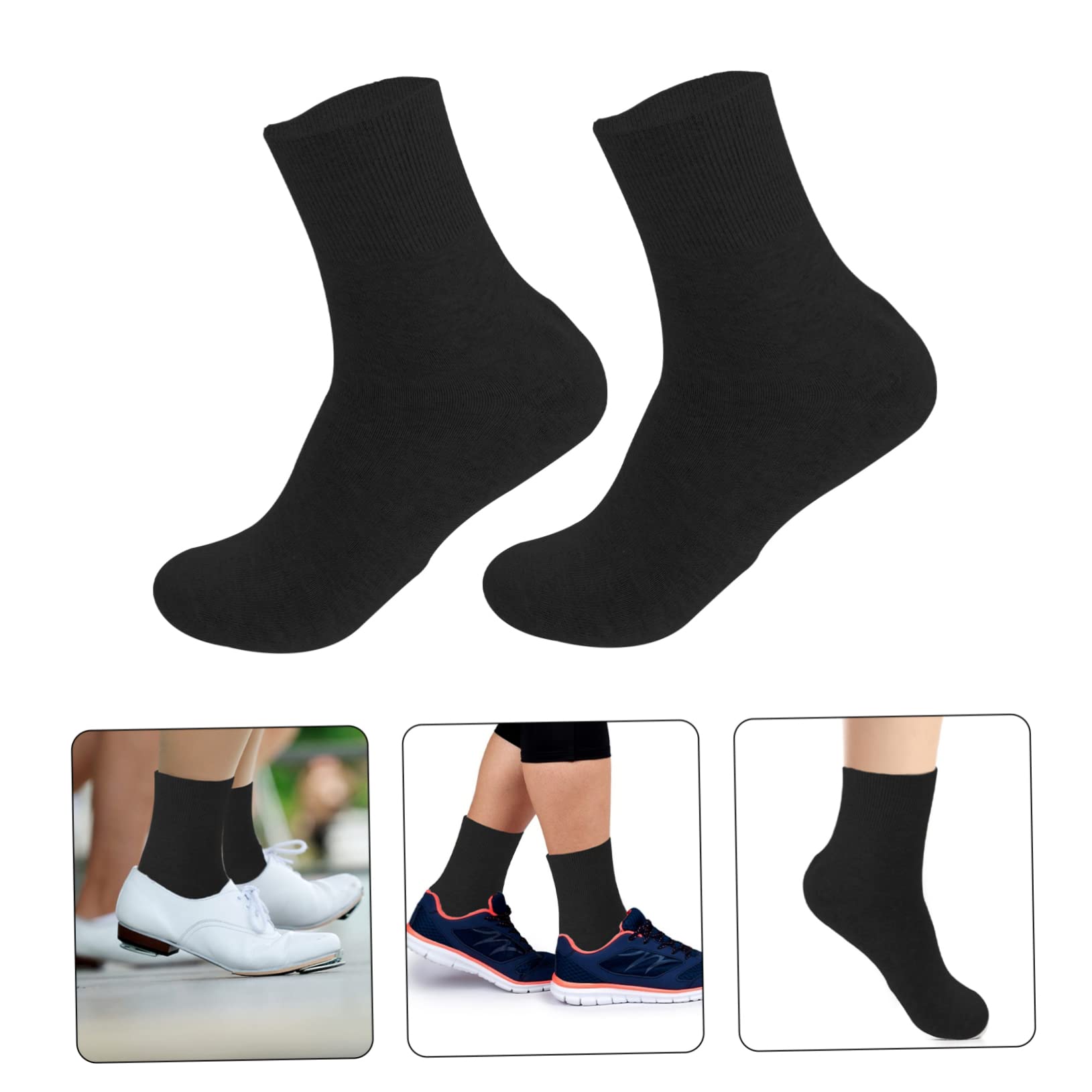 Beavorty Men's Cotton Socks for Cracked Heels & Rough Skin - Moisturizing & Softening Socks for Dry Feet Care - Ideal for Daily Wear, Work & Home Comfort