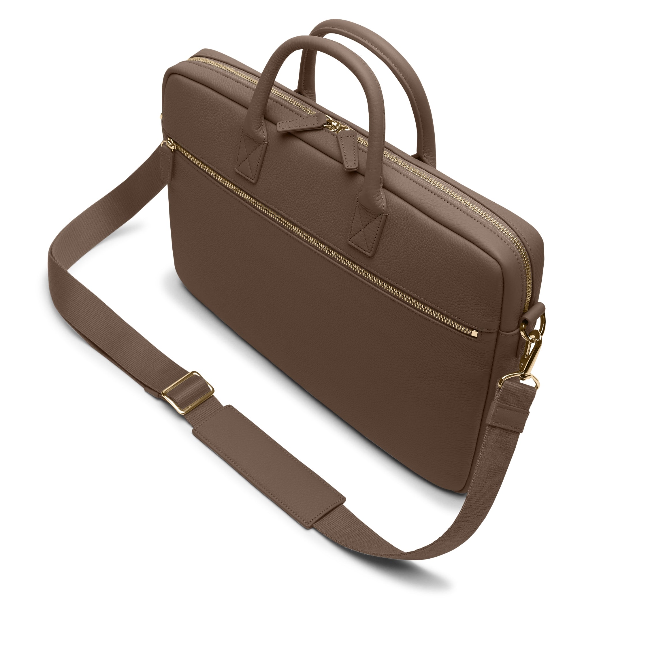 Knox Slim Laptop Bag for Men & Women - Lightweight Business Backpack with USB Charging Port - Perfect for Work, Travel & College (Cocoa Brown)
