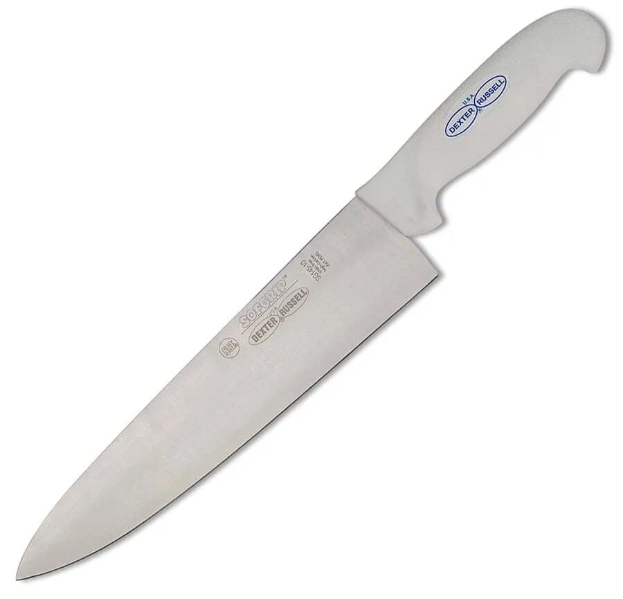 Premium Chef's Knife with Ergonomic White Handle - Professional Kitchen Knife for Cooking, Slicing & Dicing - Perfect for Home Chefs & Culinary Enthusiasts