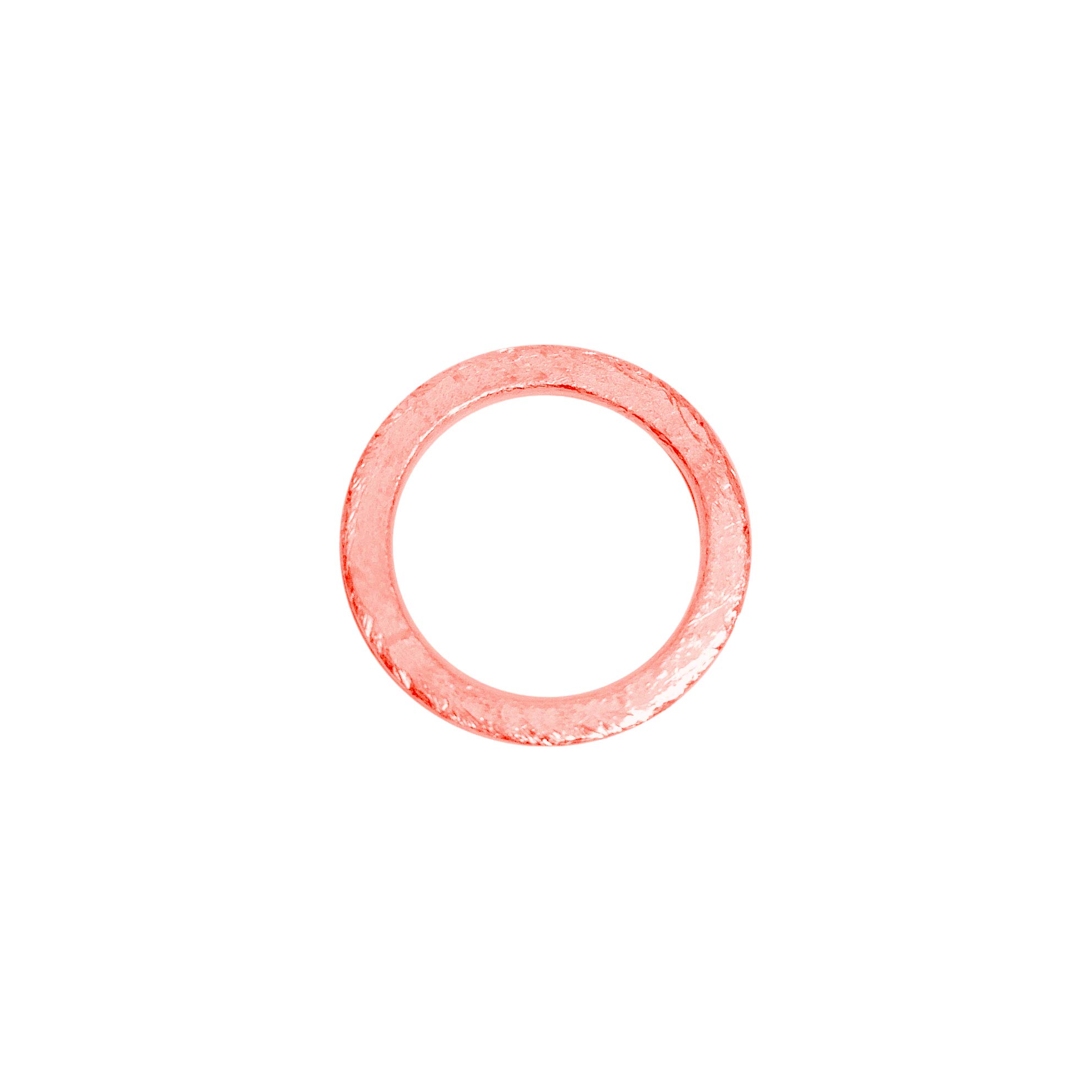 Rose Gold Overlay Ring Findings RRG-102-16MM - Jewelry Making Supplies for DIY Crafting, Wedding Bands & Fashion Accessories