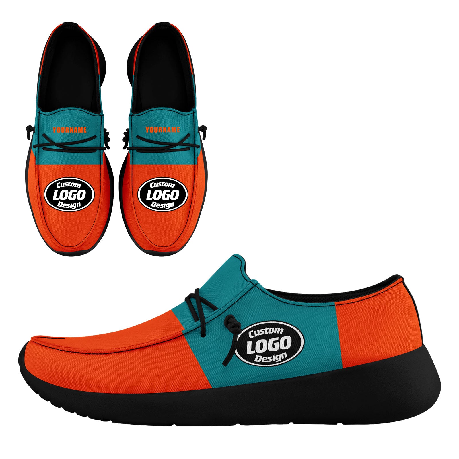Custom Blue & Orange Miami Jacket with Matching Sports Shoes - Personalized Combo Set for Men & Women | Perfect for Miami Heat Fans, Streetwear Fashion & Gym Workouts | D020294-24