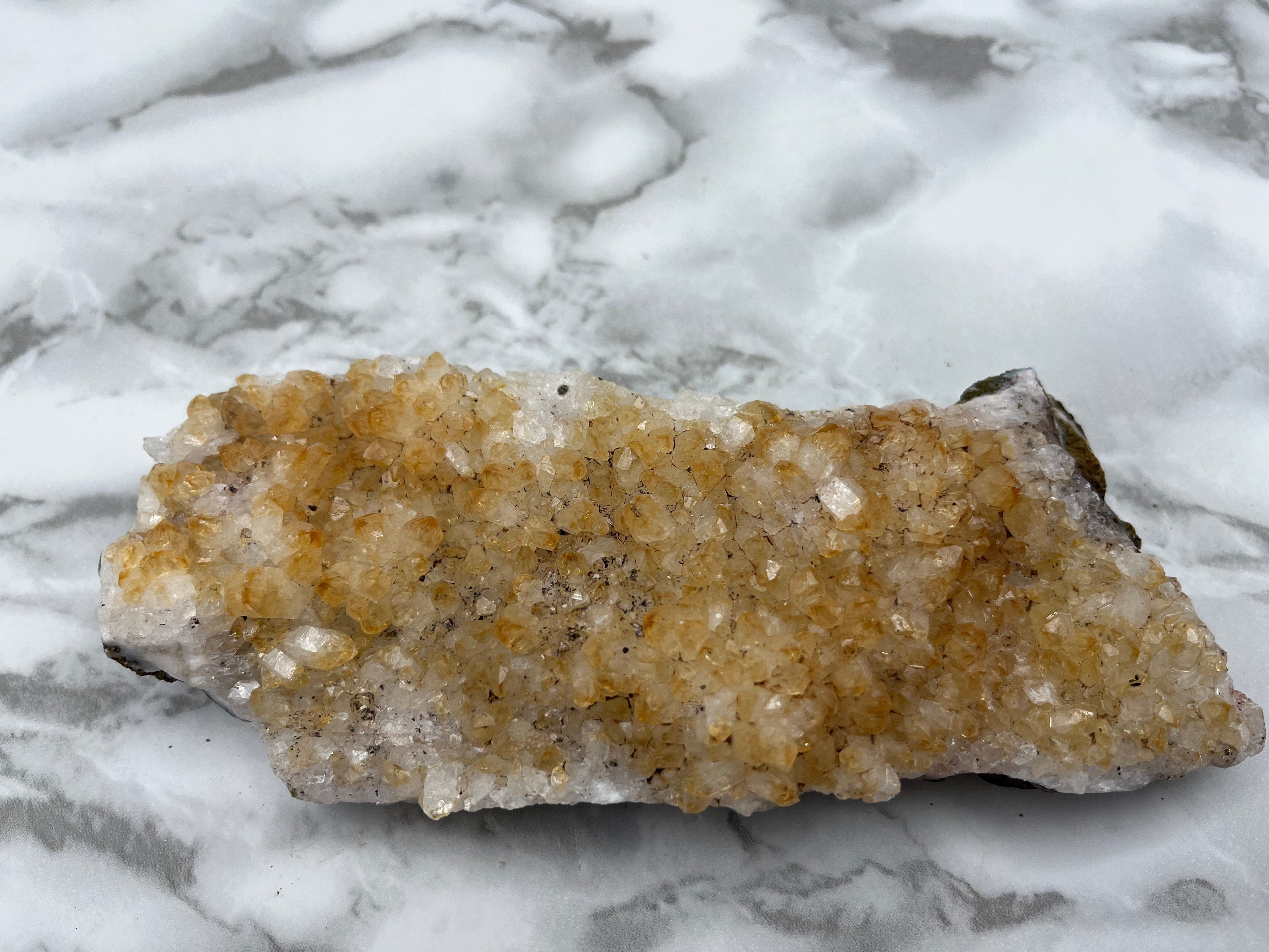 Natural Citrine Crystal Cluster - 11 oz Raw Citrine Stone for Healing, Meditation & Home Decor | Perfect for Reiki, Feng Shui & Spiritual Gifts
