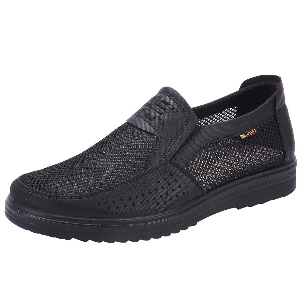 ANUFER Men's Breathable Mesh Loafers - Lightweight Summer Driving Shoes & Casual Sneakers | Perfect for Travel, Work, and Everyday Comfort