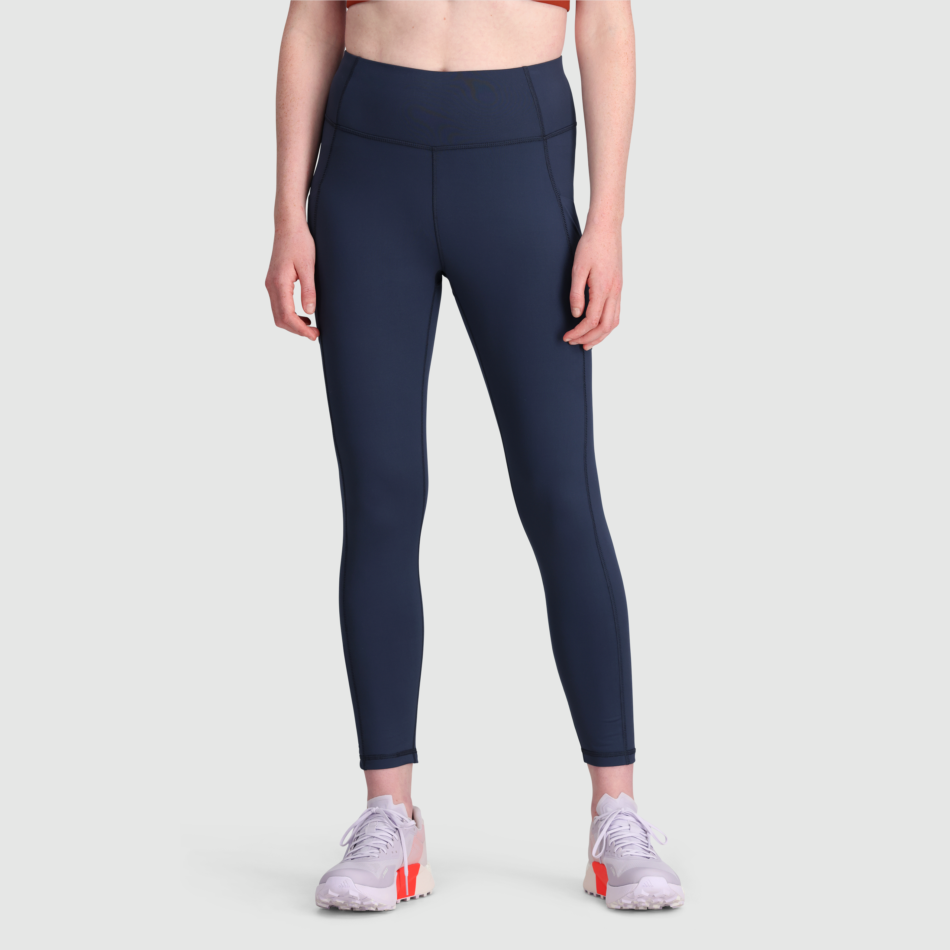 Women's High Waist 7/8 Yoga Leggings - Soft Stretchy Workout Pants for Running, Gym & Lounge Wear
