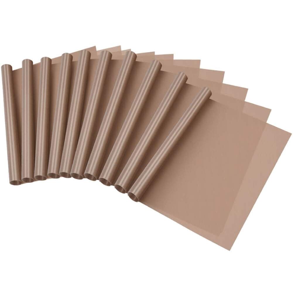 Selizo 10 Pack Non-Stick Teflon Heat Press Transfer Sheets 12