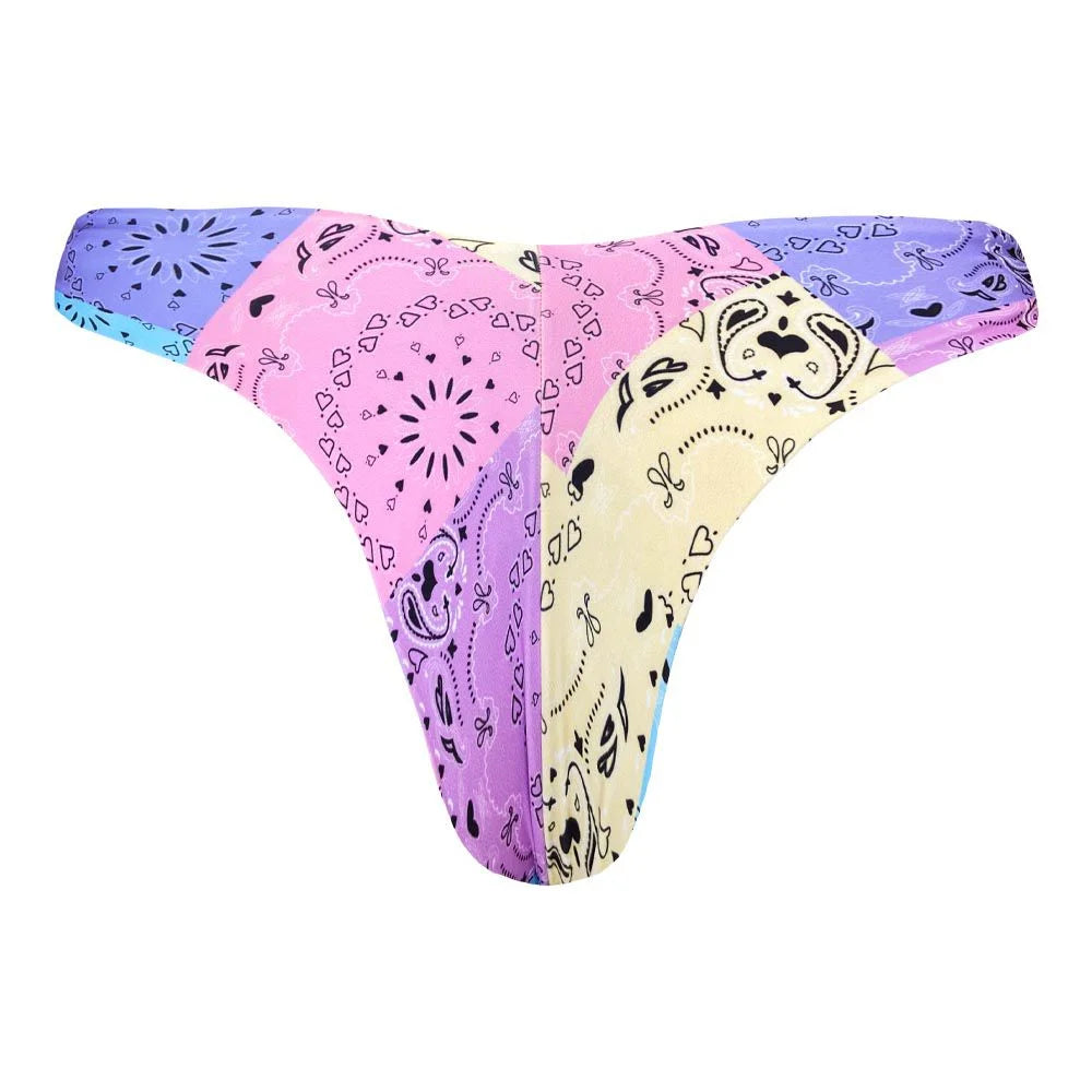 Pink Candy Love Brazilian Classic Thong Bikini Bottom - Sexy Swimwear for Women, High Cut Cheeky Beachwear, Summer Pool Party Essentials