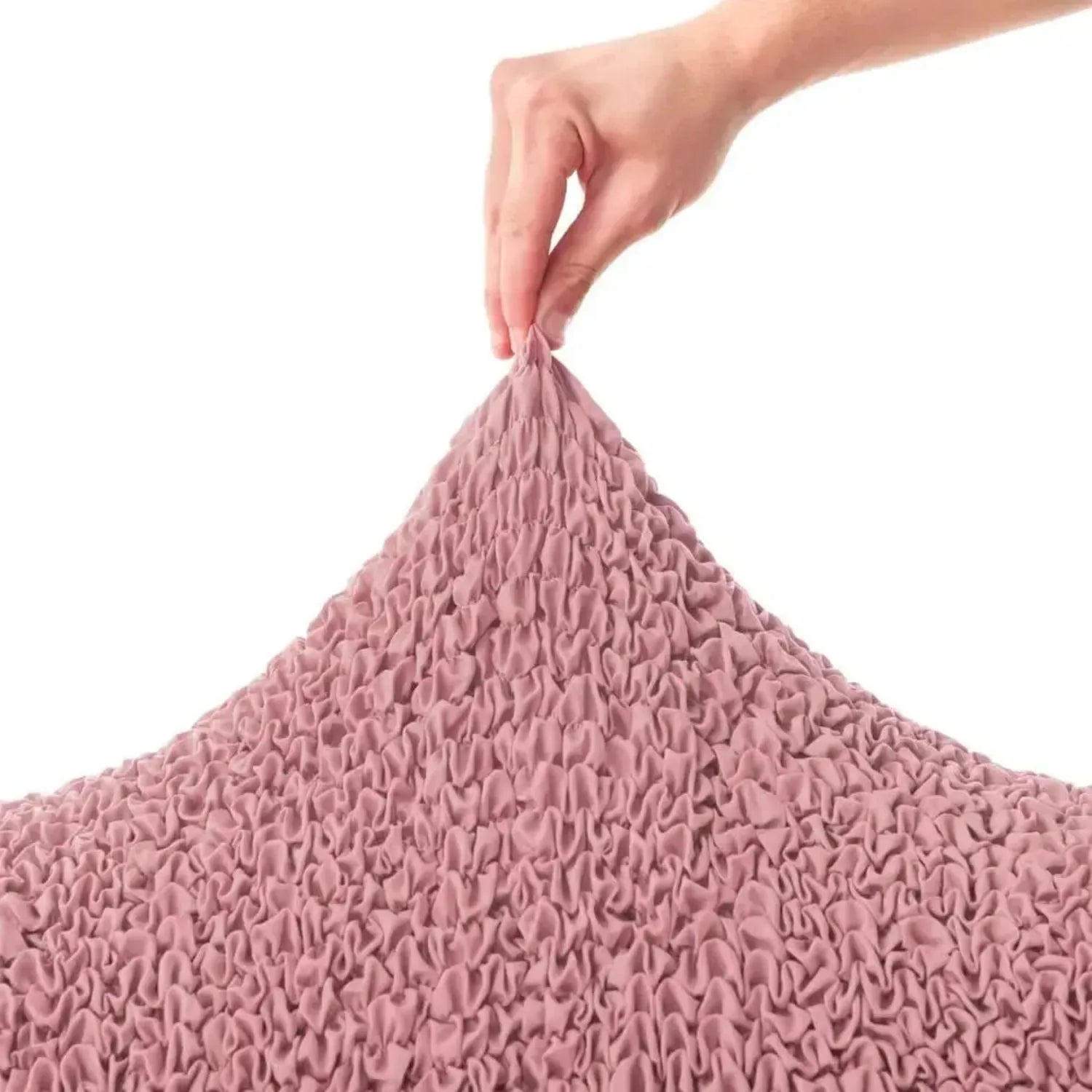 Small Ottoman Slipcover - Microfiber Collection - Perfect for Living Room, Bedroom, and Home Decor