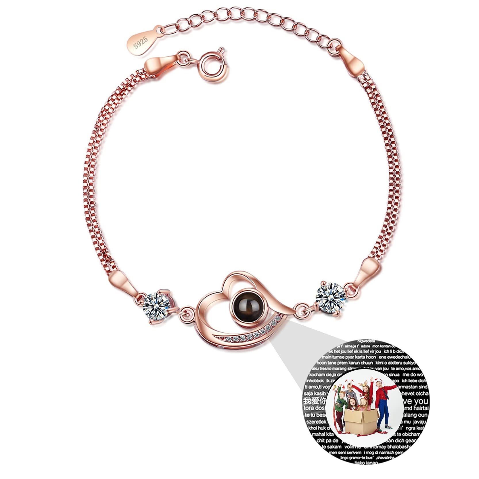 Personalized Projection Bracelet - Custom Photo & 