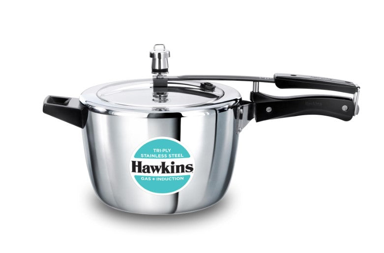 Hawkins 4.5L Tri-Ply Stainless Steel Pressure Cooker Replacement Inner Lid - Durable & Safe for Cooking, Steaming & Canning | Perfect for Home Kitchens & Professional Use