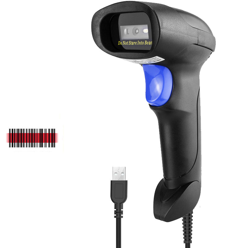 L3 USB Barcode Scanner - Fast & Accurate 1D/2D Barcode Reader for Retail, Warehouse & Inventory Management | Plug & Play USB Connection | Compatible with Windows, Mac & POS Systems