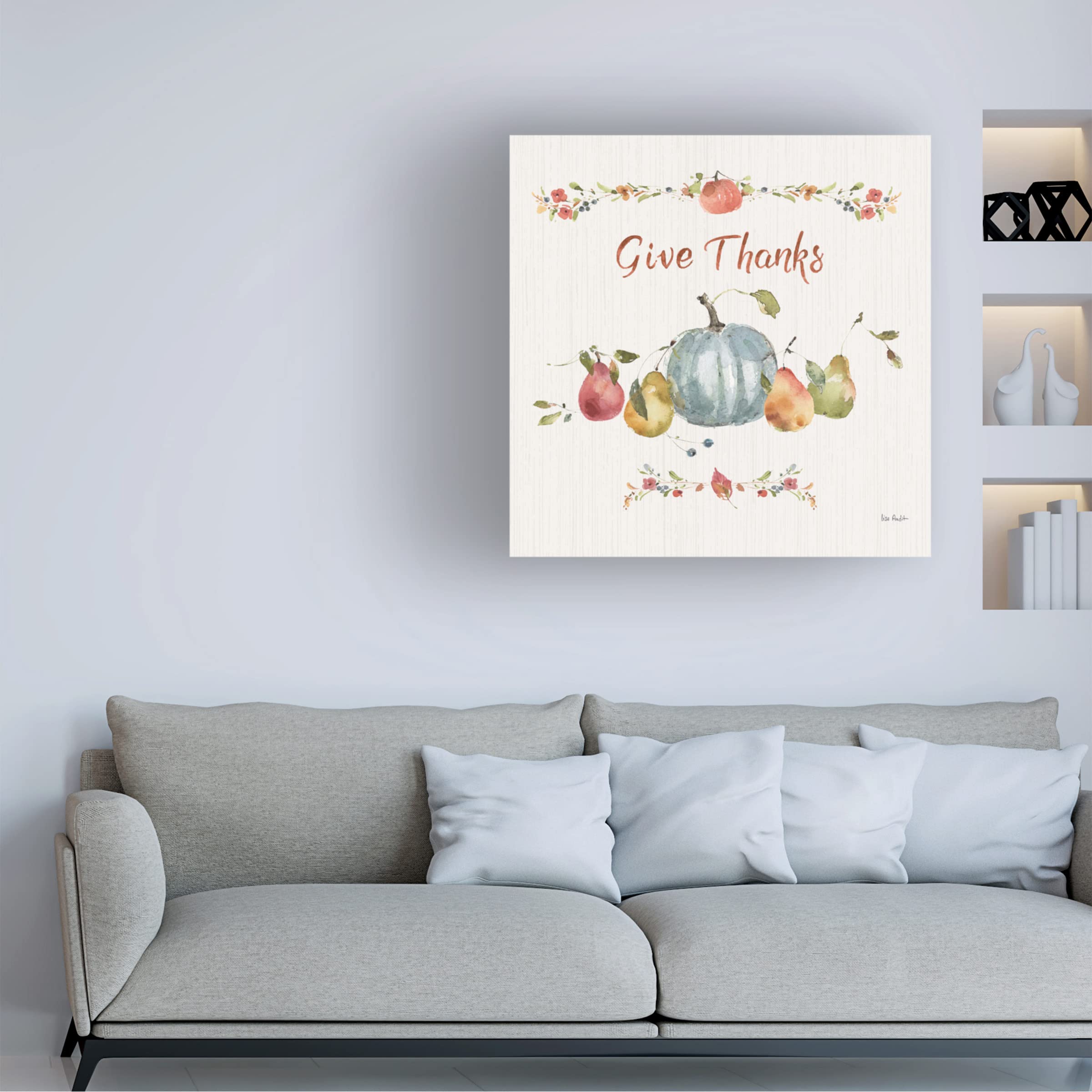 Daphne Brissonnet 'Lake Sketches VI' Canvas Wall Art Print - Modern Landscape Painting for Living Room, Bedroom & Office Decor
