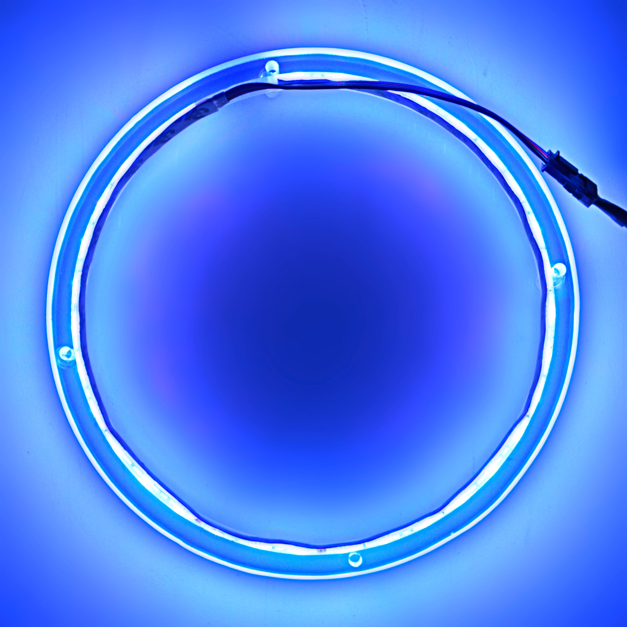 10 Pack RGB LED Speaker Rings - Colorful Lighting for DJ, Gaming & Home Audio (NL RIAPMP 10RGB) - Perfect for Parties, Concerts & PC Setups
