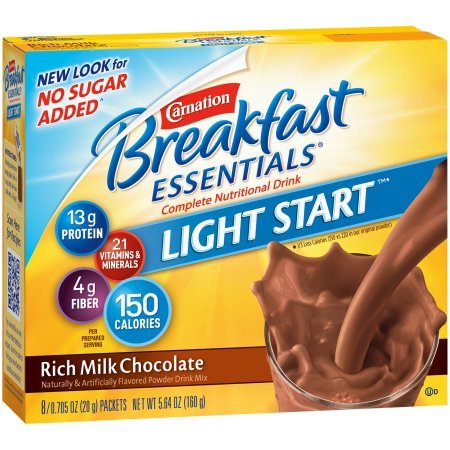 Carnation Breakfast Essentials Rich Milk Chocolate Drink Mix - 4 Pack | Nutritional Meal Replacement for Kids & Adults | Perfect for Busy Mornings, Post-Workout Recovery & On-the-Go Nutrition