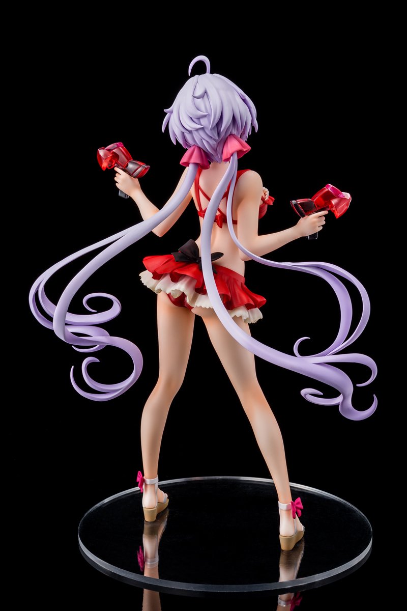 Bellfine Symphogear GX: Chris Yukine Swimsuit Version 1/7 Scale Anime Figure - Perfect for Anime Collectors, Display & Cosplay Inspiration