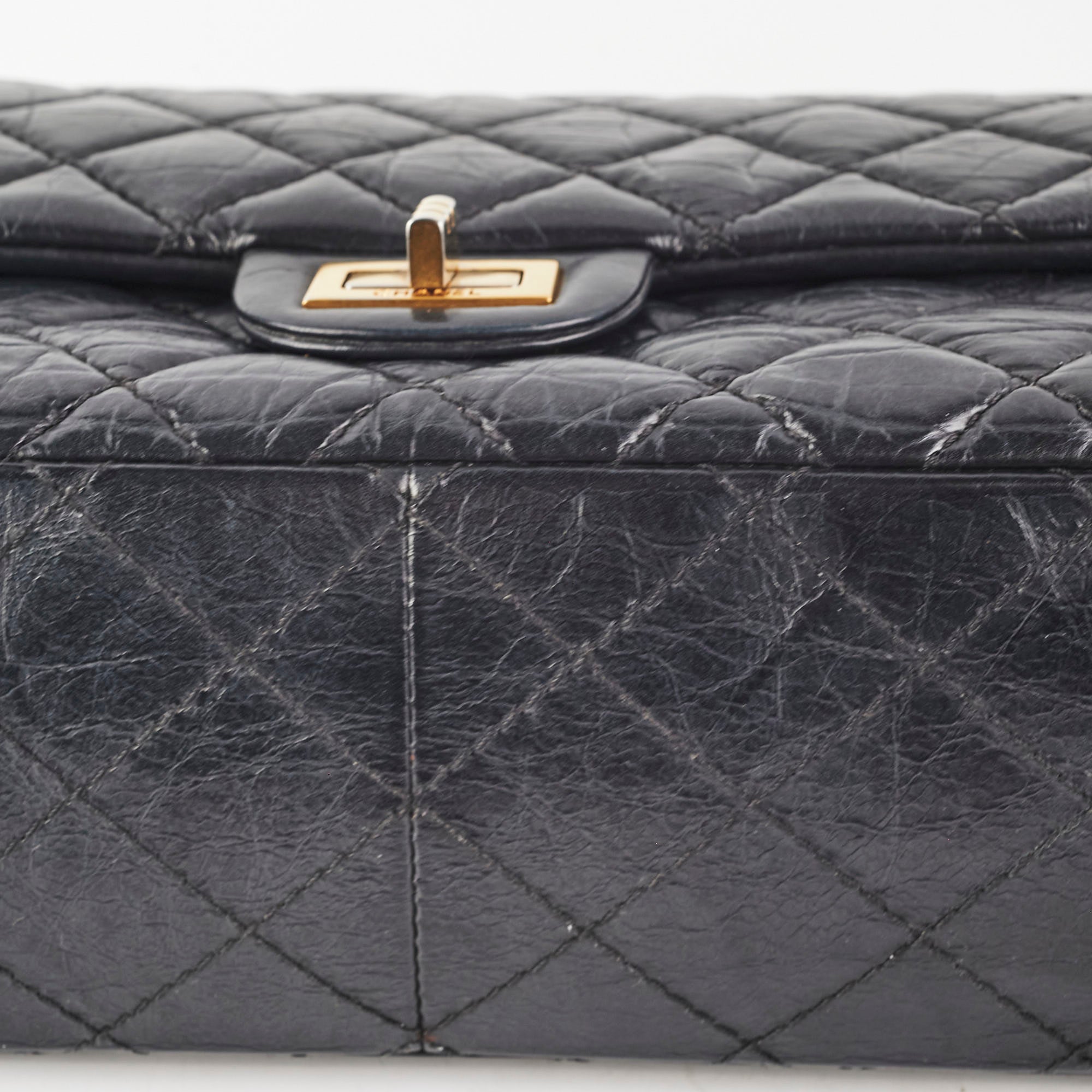 Chanel Medium Reissue 226 Black Leather Shoulder Bag - Luxury Designer Handbag for Women | Perfect for Work, Evening Events & Special Occasions