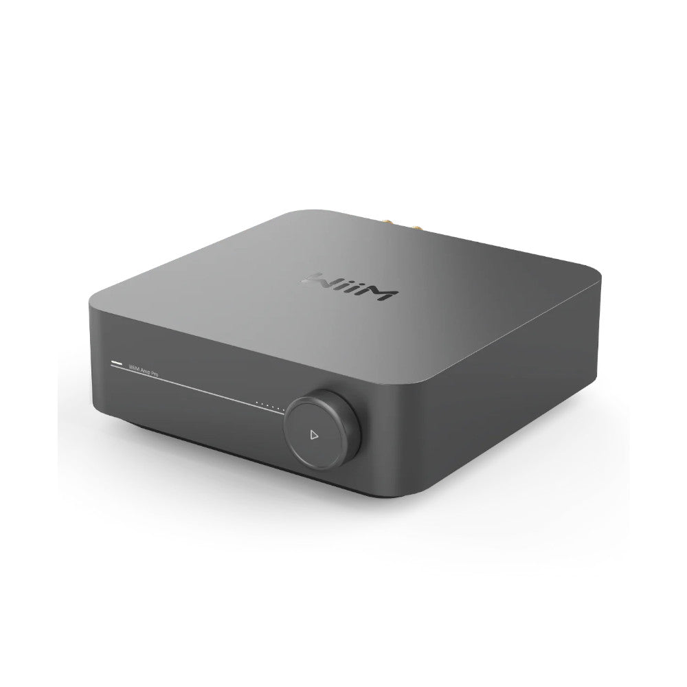 WiiM Amp Pro Wireless Streaming Amplifier - Hi-Fi Audio Receiver with Bluetooth, AirPlay 2, and Multi-Room Support for Home Theater & Music Listening