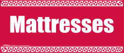Custom Plastic Window Sign for Mattress Stores - Durable & Weatherproof Advertising Display for Retail Shops & Showrooms
