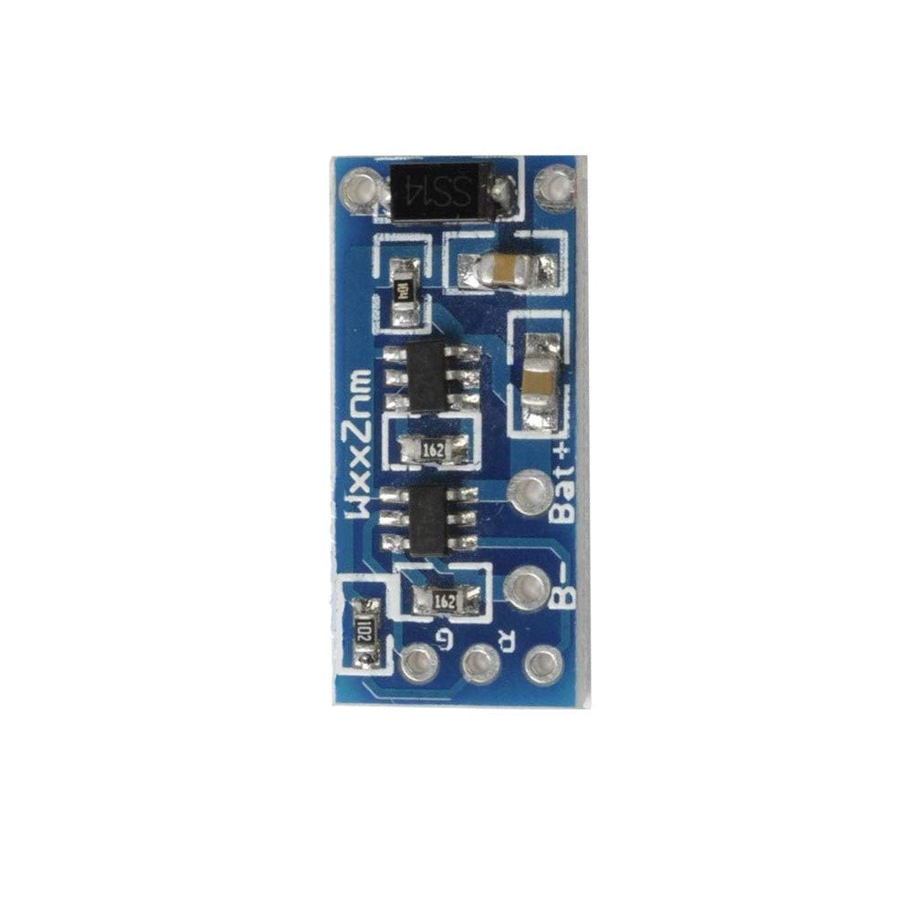 2PCS Dual TP4057 1A Lithium Battery Charging Board with Reverse Protection - 5V1A Li-ion Charger Module with Common Anode LED Indicator - Perfect for DIY Electronics, Arduino Projects & Portable Device Charging