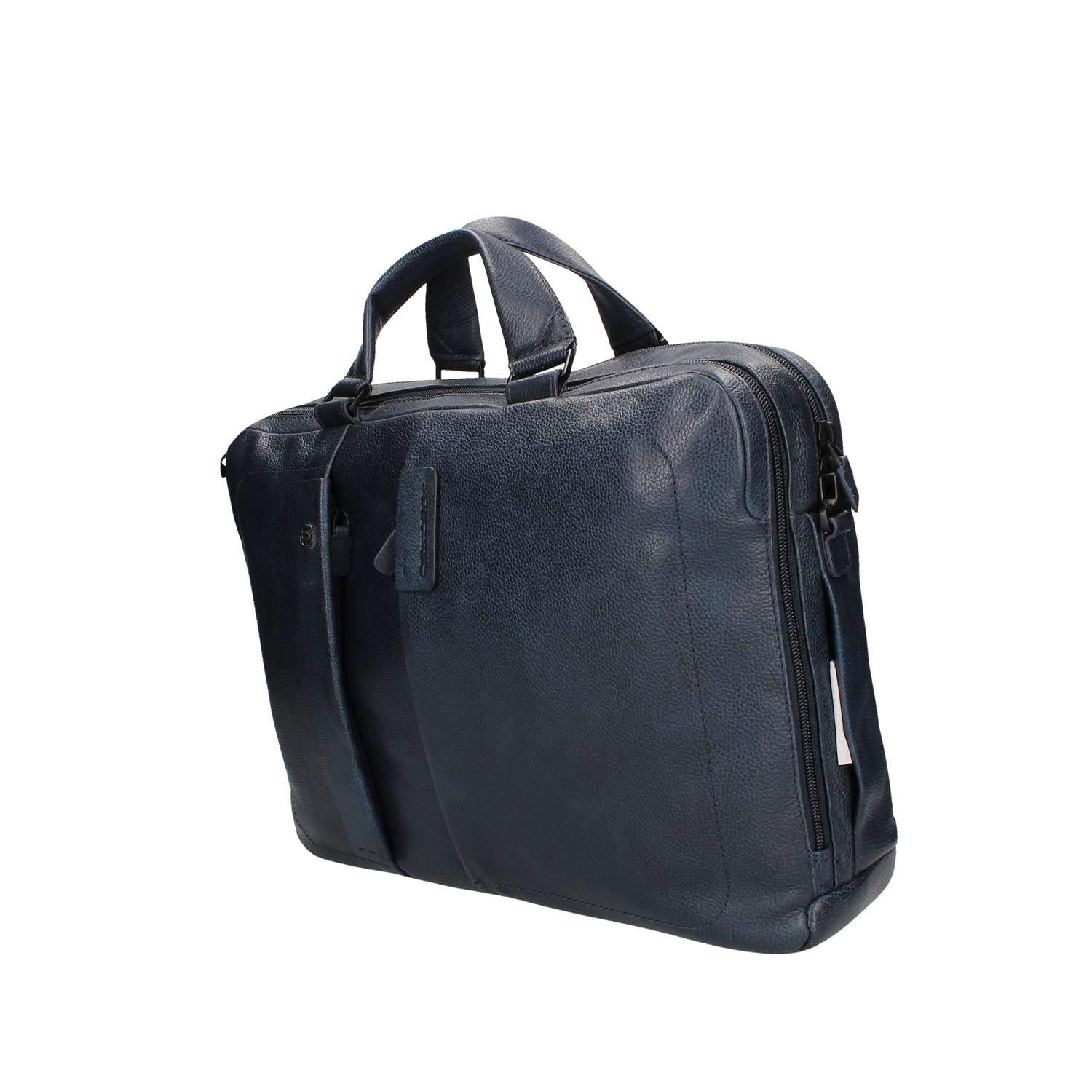 Piquadro Premium Dark Blue School Backpack for Kids & Teens - Durable Laptop Bag for College, High School & Daily Use