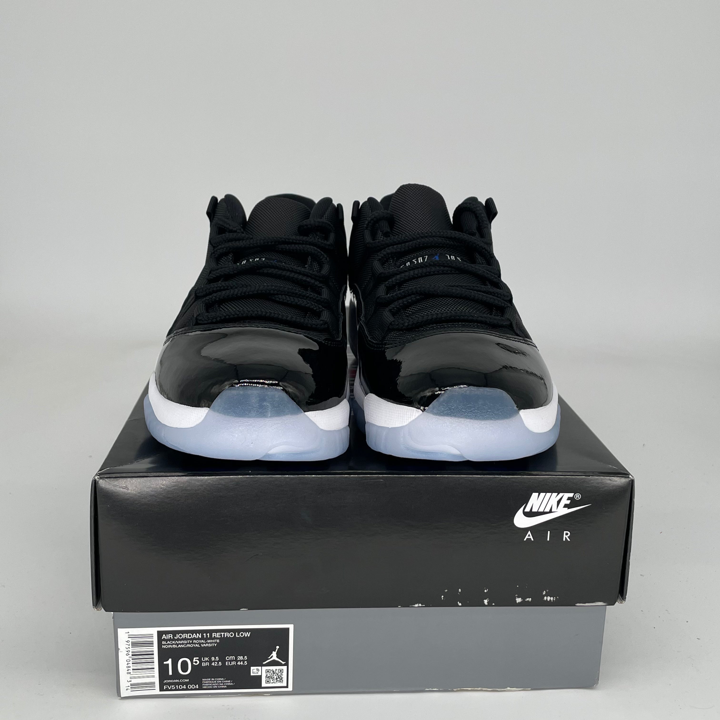 Air Jordan 11 Low Space Jam Men's Basketball Shoes - Size 10.5 (FV5104-004) | Retro Sneakers for Casual Wear & Court Performance