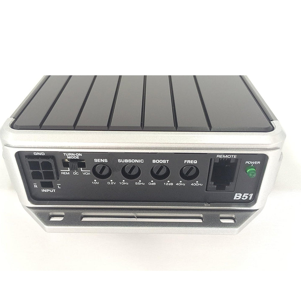 Cerwin Vega B51 Stealth Bomber Series Monoblock Class D Car Amplifier - 2000W High Power, 1 Ohm Stable, Refurbished - Perfect for Car Audio Systems, Bass Boost, and Subwoofer Upgrades