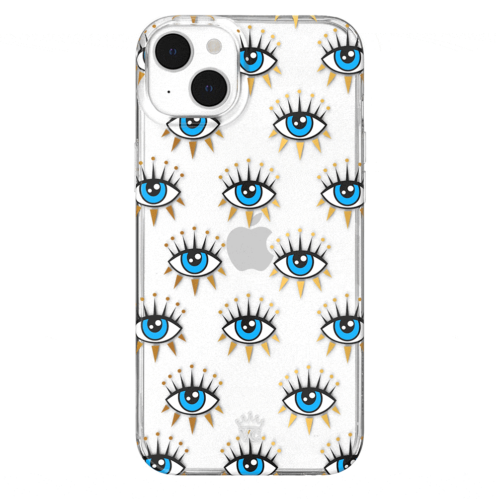 Evil Eye Protection iPhone Case - Stylish & Durable Phone Cover for iPhone 13/12/11/XR - Perfect for Travel, Parties & Daily Use